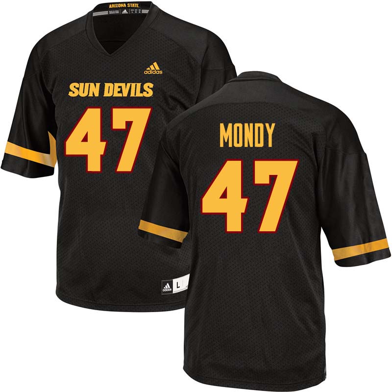 Men #47 Loren Mondy Arizona State Sun Devils College Football Jerseys Sale-Black